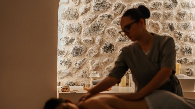 <b>Santo Pure Oia Suites & Spa Spa</b>. Images powered by <a href="https://www.leonardoworldwide.com/" title="Leonardo Worldwide" target="_blank">Leonardo</a>.