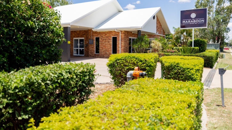 Emerald Maraboon Motor Inn Exterior. Images powered by <a href="https://www.leonardoworldwide.com" target="_blank" rel="noopener">Leonardo</a>.