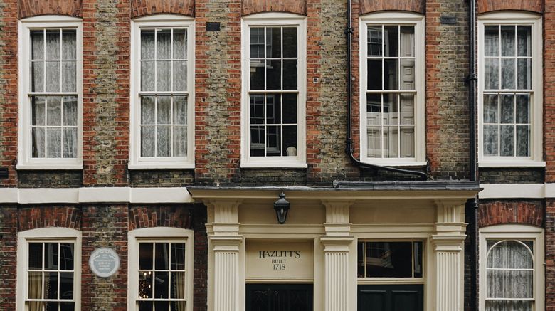<b>Hazlitts Hotel Exterior</b>. Images powered by <a href="https://www.leonardoworldwide.com/" title="Leonardo Worldwide" target="_blank">Leonardo</a>.