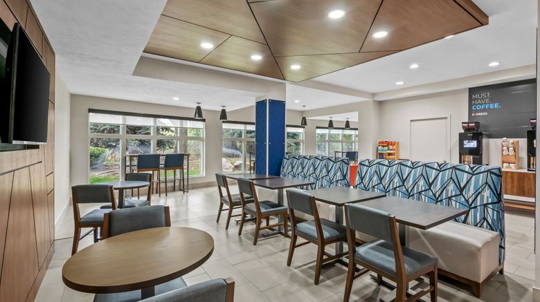 <b>Holiday Inn Express Restaurant</b>. Images powered by <a href="https://www.leonardoworldwide.com/" title="Leonardo Worldwide" target="_blank">Leonardo</a>.