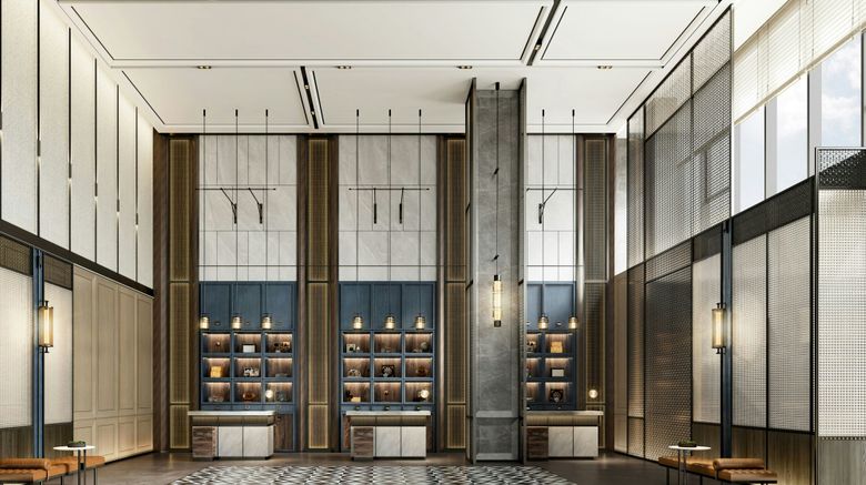 <b>Four Points Hanzhong Riverside Lobby</b>. Images powered by <a href="https://www.leonardoworldwide.com/" title="Leonardo Worldwide" target="_blank">Leonardo</a>.