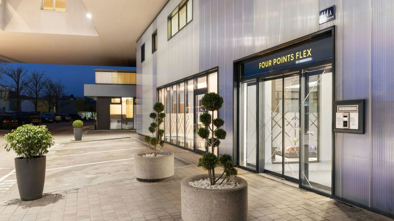 Four Points Flex Salzburg Messe Exterior. Images powered by <a href="https://www.leonardoworldwide.com" target="_blank" rel="noopener">Leonardo</a>.