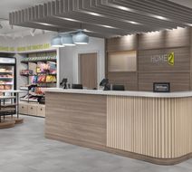 Home2 Suites by Hilton Airport Area Lobby