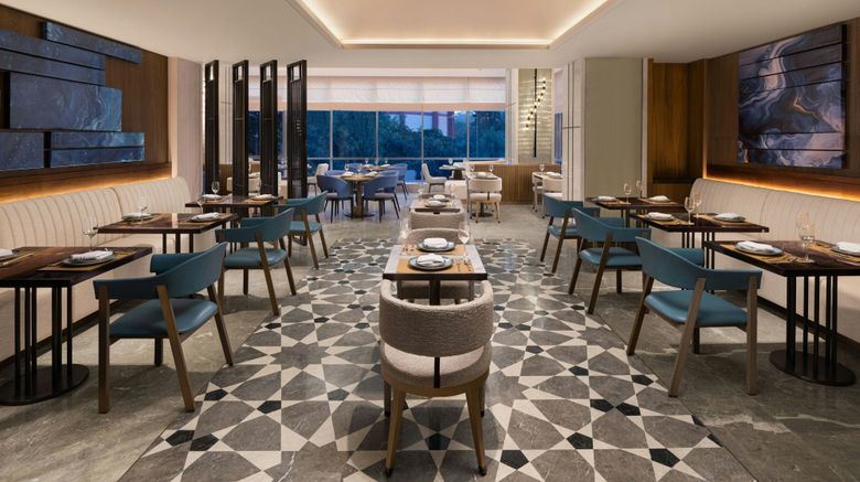 <b>Marriott Exec Apts Amritsar Restaurant</b>. Images powered by <a href="https://www.leonardoworldwide.com/" title="Leonardo Worldwide" target="_blank">Leonardo</a>.