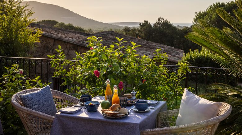 <b>Hotel Les Bergeries de Palombaggia Restaurant</b>. Images powered by <a href="https://www.leonardoworldwide.com/" title="Leonardo Worldwide" target="_blank">Leonardo</a>.