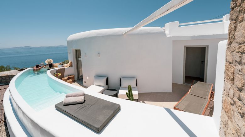 <b>Rocabella Art Hotel Mykonos Exterior</b>. Images powered by <a href="https://www.leonardoworldwide.com/" title="Leonardo Worldwide" target="_blank">Leonardo</a>.
