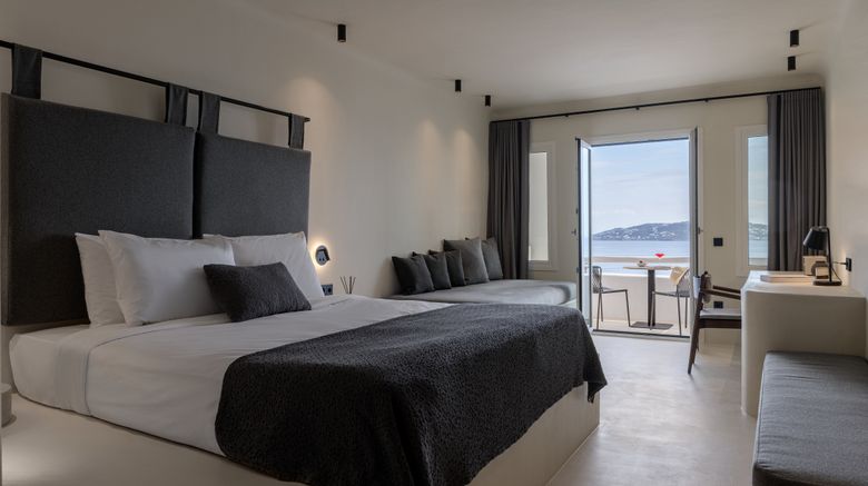 <b>Rocabella Art Hotel Mykonos Room</b>. Images powered by <a href="https://www.leonardoworldwide.com/" title="Leonardo Worldwide" target="_blank">Leonardo</a>.