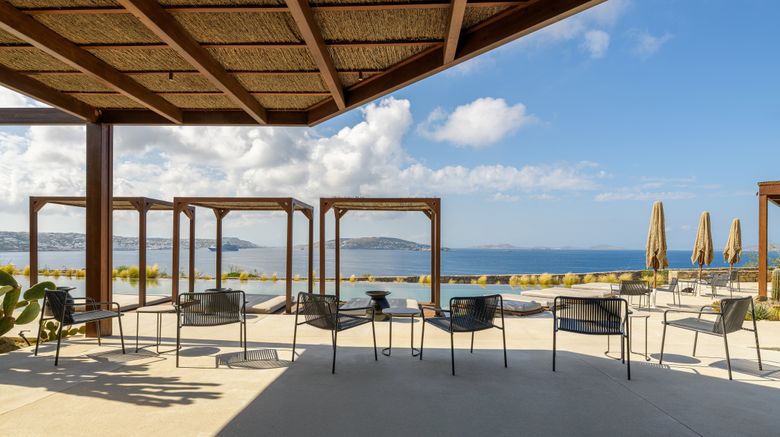 <b>Rocabella Art Hotel Mykonos Restaurant</b>. Images powered by <a href="https://www.leonardoworldwide.com/" title="Leonardo Worldwide" target="_blank">Leonardo</a>.