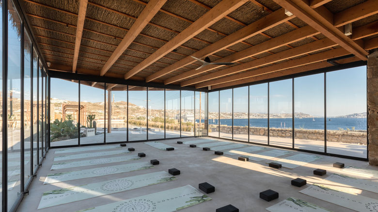 <b>Rocabella Art Hotel Mykonos Health Club</b>. Images powered by <a href="https://www.leonardoworldwide.com/" title="Leonardo Worldwide" target="_blank">Leonardo</a>.