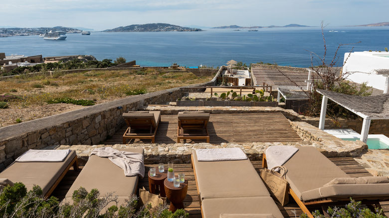 <b>Rocabella Art Hotel Mykonos Exterior</b>. Images powered by <a href="https://www.leonardoworldwide.com/" title="Leonardo Worldwide" target="_blank">Leonardo</a>.