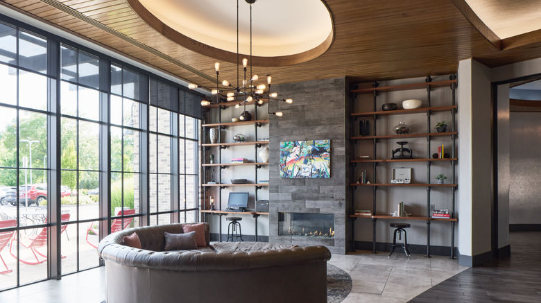 <b>Archer Hotel Florham Park Lobby</b>. Images powered by <a href="https://www.leonardoworldwide.com/" title="Leonardo Worldwide" target="_blank">Leonardo</a>.