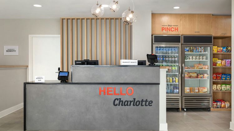 TownePlace Suites Charlotte LoSo Airport Lobby