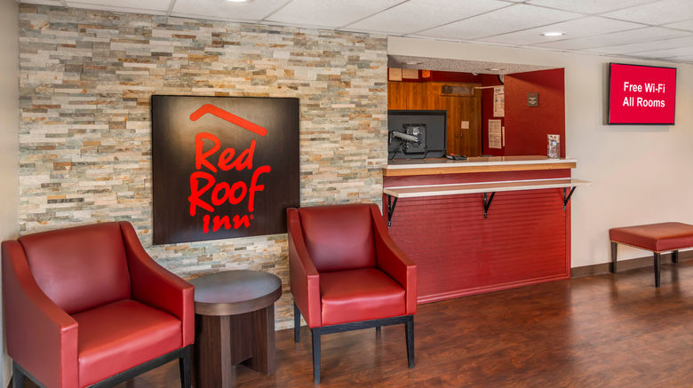 <b>Red Roof Inn Queensbury Lobby</b>. Images powered by <a href="https://www.leonardoworldwide.com/" title="Leonardo Worldwide" target="_blank">Leonardo</a>.