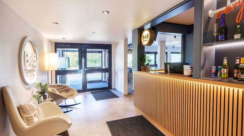 <b>B&B Hotel Leipzig Schoenfeld Lobby</b>. Images powered by <a href="https://www.leonardoworldwide.com/" title="Leonardo Worldwide" target="_blank">Leonardo</a>.
