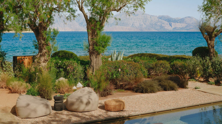 <b>Minos Beach Art Hotel Pool</b>. Images powered by <a href="https://www.leonardoworldwide.com/" title="Leonardo Worldwide" target="_blank">Leonardo</a>.