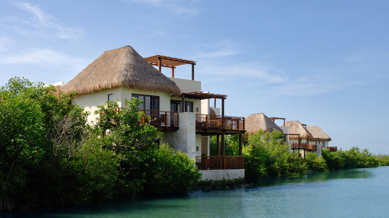 <b>Fairmont Mayakoba Exterior</b>. Images powered by <a href=https://www.travelagewest.com/Hotels/Playa-del-Carmen-Mexico/