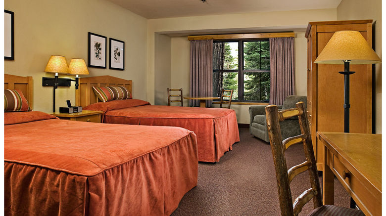 <b>Wuksachi Lodge Room</b>. Images powered by <a href="https://www.leonardoworldwide.com/" title="Leonardo Worldwide" target="_blank">Leonardo</a>.