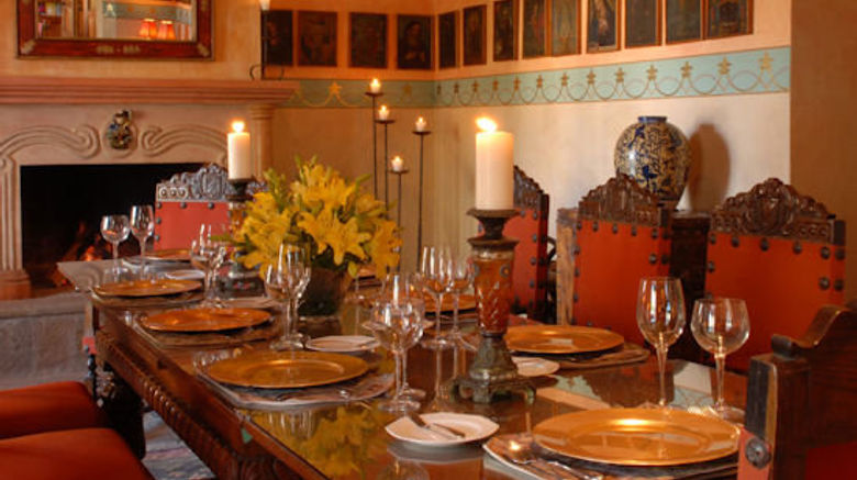 <b>Hacienda de los Santos Restaurant</b>. Images powered by <a href="https://www.leonardoworldwide.com/" title="Leonardo Worldwide" target="_blank">Leonardo</a>.