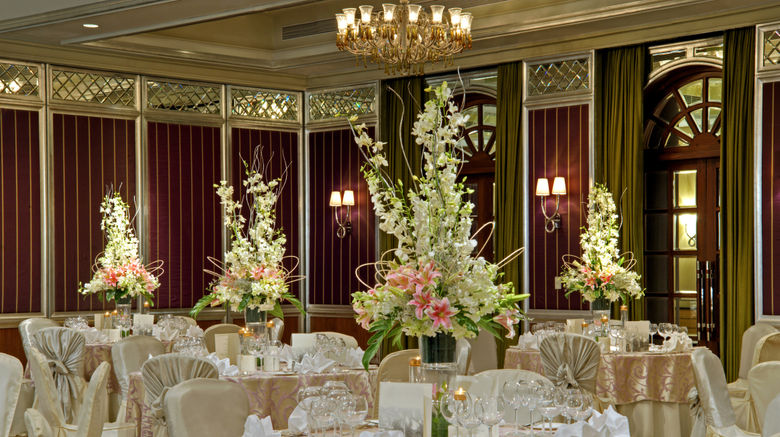 <b>The Taj West End Hotel Ballroom</b>. Images powered by <a href=https://www.travelagewest.com/Hotels/Bengaluru-India/