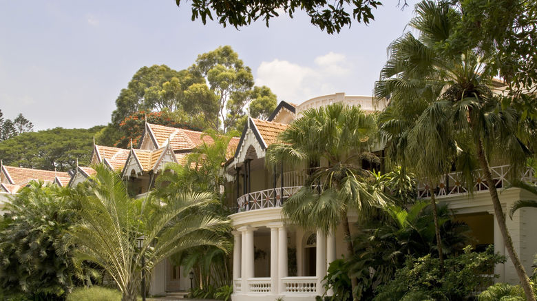<b>The Taj West End Hotel Exterior</b>. Images powered by <a href=https://www.travelagewest.com/Hotels/Bengaluru-India/