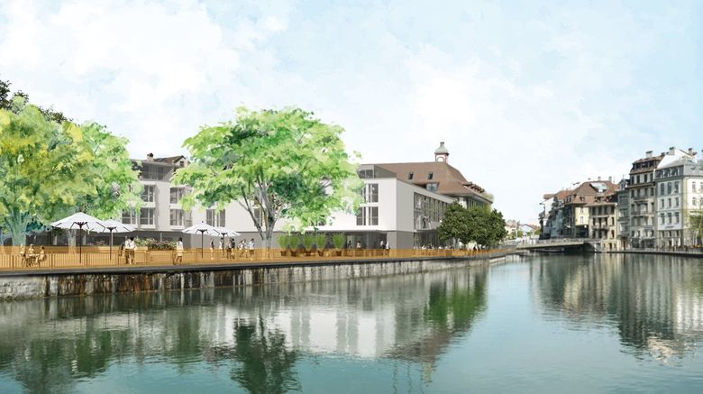 Hotel Aare Exterior. Images powered by <a href="https://www.leonardoworldwide.com" target="_blank" rel="noopener">Leonardo</a>.