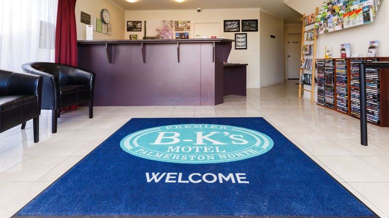 <b>B-K's Premier Motel Palmerston North Lobby</b>. Images powered by <a href="https://www.leonardoworldwide.com/" title="Leonardo Worldwide" target="_blank">Leonardo</a>.