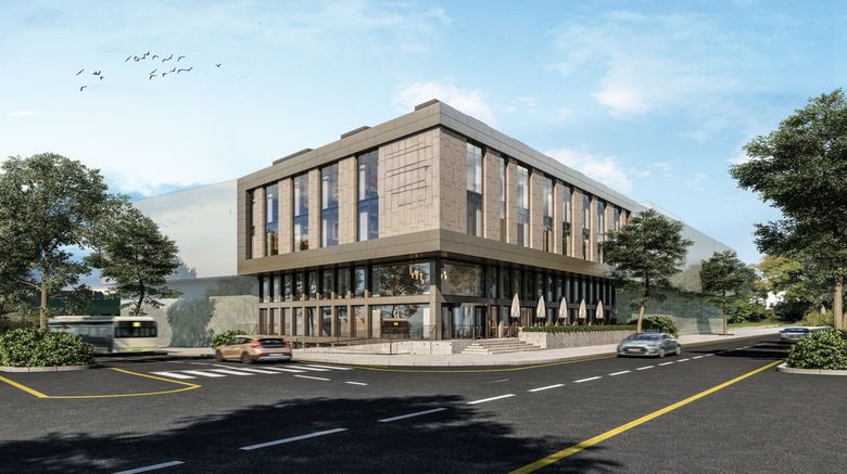 <b>Holiday Inn Exp Airport Arnavu Exterior</b>. Images powered by <a href="https://www.leonardoworldwide.com/" title="Leonardo Worldwide" target="_blank">Leonardo</a>.