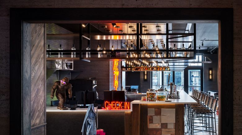 <b>Moxy Springfield Downtown Lobby</b>. Images powered by <a href="https://www.leonardoworldwide.com/" title="Leonardo Worldwide" target="_blank">Leonardo</a>.