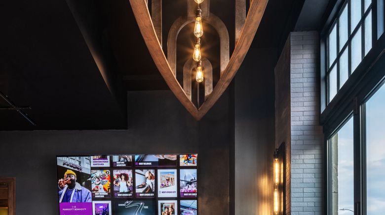 <b>Moxy Springfield Downtown Lobby</b>. Images powered by <a href="https://www.leonardoworldwide.com/" title="Leonardo Worldwide" target="_blank">Leonardo</a>.