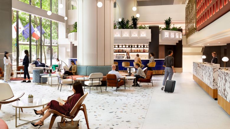 <b>Marriott Rive Gauche Hotel & Conf Ctr Lobby</b>. Images powered by <a href="https://www.leonardoworldwide.com/" title="Leonardo Worldwide" target="_blank">Leonardo</a>.