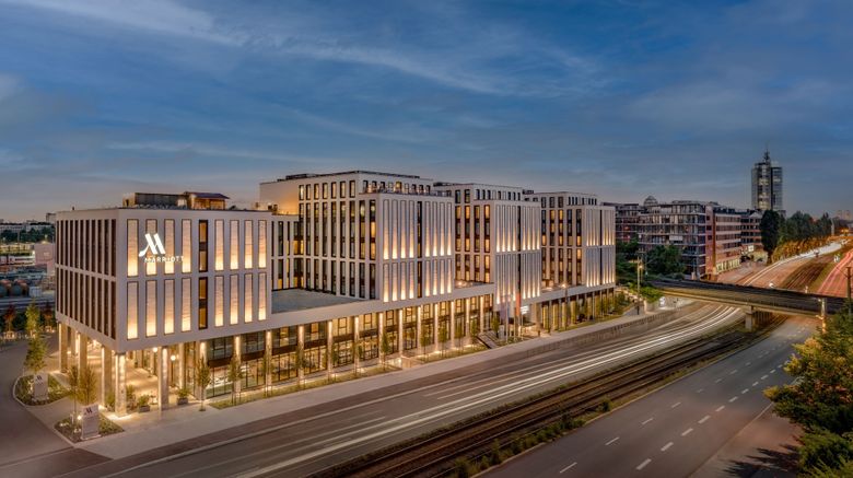 <b>Munich Marriott Hotel City West Exterior</b>. Images powered by <a href="https://www.leonardoworldwide.com/" title="Leonardo Worldwide" target="_blank">Leonardo</a>.