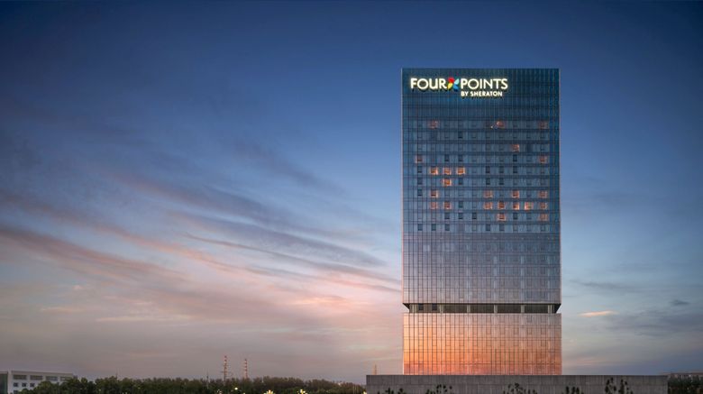 <b>Four Points By Sheraton Yantai Exterior</b>. Images powered by <a href="https://www.leonardoworldwide.com/" title="Leonardo Worldwide" target="_blank">Leonardo</a>.