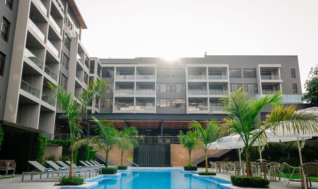 Trademark Suites at Enaki Town Exterior