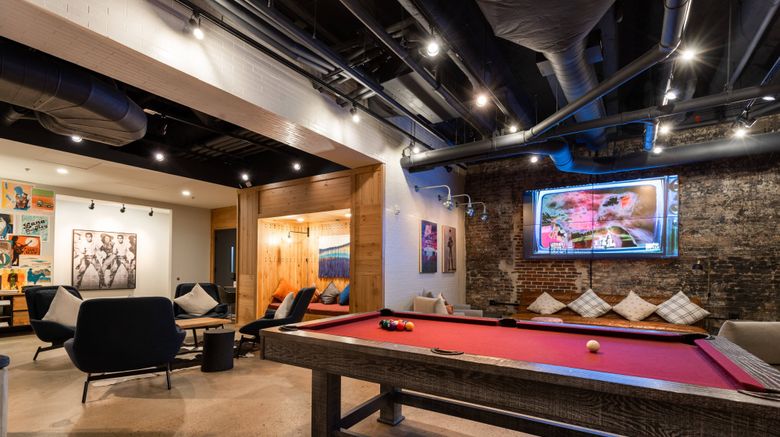 <b>Moxy Nashville Downtown Lobby</b>. Images powered by <a href="https://www.leonardoworldwide.com/" title="Leonardo Worldwide" target="_blank">Leonardo</a>.