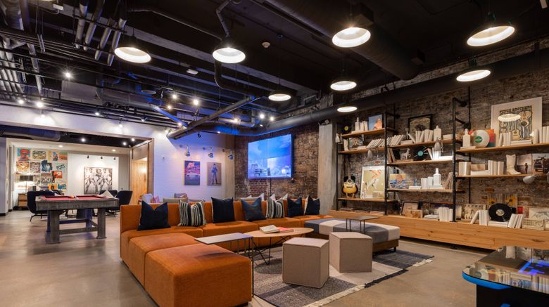 <b>Moxy Nashville Downtown Lobby</b>. Images powered by <a href="https://www.leonardoworldwide.com/" title="Leonardo Worldwide" target="_blank">Leonardo</a>.
