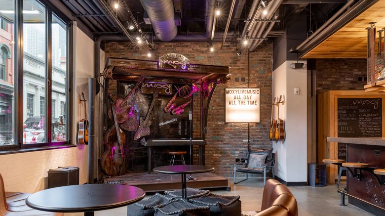 <b>Moxy Nashville Downtown Room</b>. Images powered by <a href="https://www.leonardoworldwide.com/" title="Leonardo Worldwide" target="_blank">Leonardo</a>.