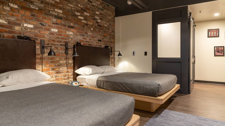 <b>Moxy Nashville Downtown Room</b>. Images powered by <a href="https://www.leonardoworldwide.com/" title="Leonardo Worldwide" target="_blank">Leonardo</a>.
