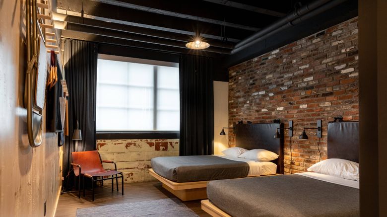 <b>Moxy Nashville Downtown Room</b>. Images powered by <a href="https://www.leonardoworldwide.com/" title="Leonardo Worldwide" target="_blank">Leonardo</a>.