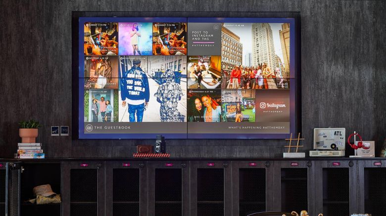 <b>Moxy Atlanta Midtown Lobby</b>. Images powered by <a href="https://www.leonardoworldwide.com/" title="Leonardo Worldwide" target="_blank">Leonardo</a>.