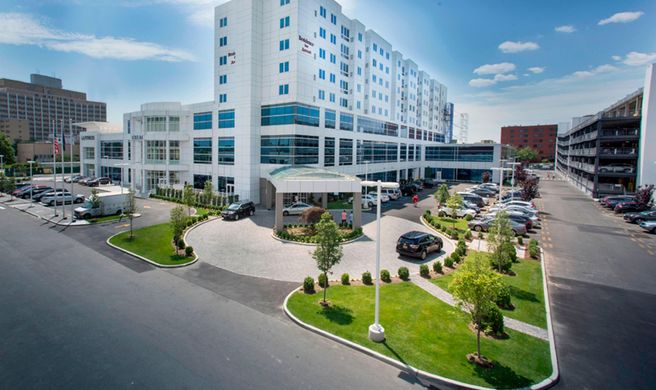 Residence Inn Bronx at Metro Ctr Atrium Exterior