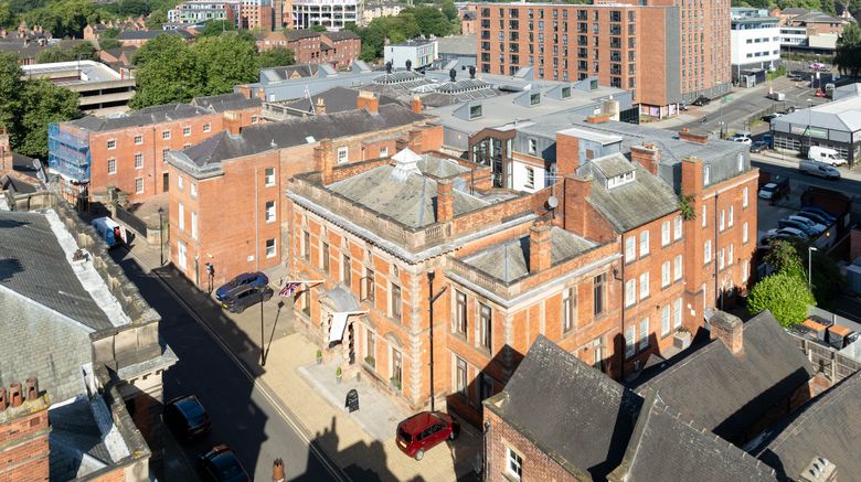 <b>Cathedral Quarter Hotel Exterior</b>. Images powered by <a href="https://www.leonardoworldwide.com/" title="Leonardo Worldwide" target="_blank">Leonardo</a>.
