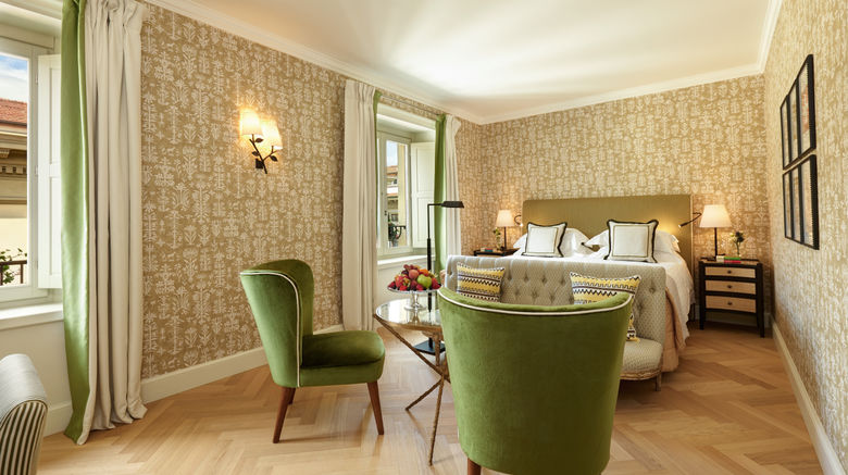 <b>Rocco Forte Hotel Savoy Room</b>. Images powered by <a href=https://www.travelagewest.com/Hotels/Florence/