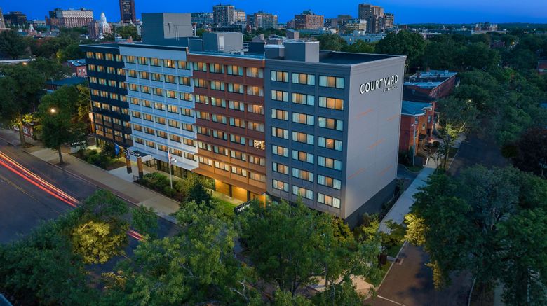 <b>Courtyard New Haven at Yale Exterior</b>. Images powered by <a href="https://www.leonardoworldwide.com/" title="Leonardo Worldwide" target="_blank">Leonardo</a>.