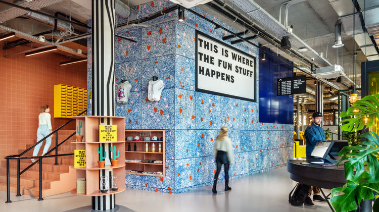 The Student Hotel Delft Lobby