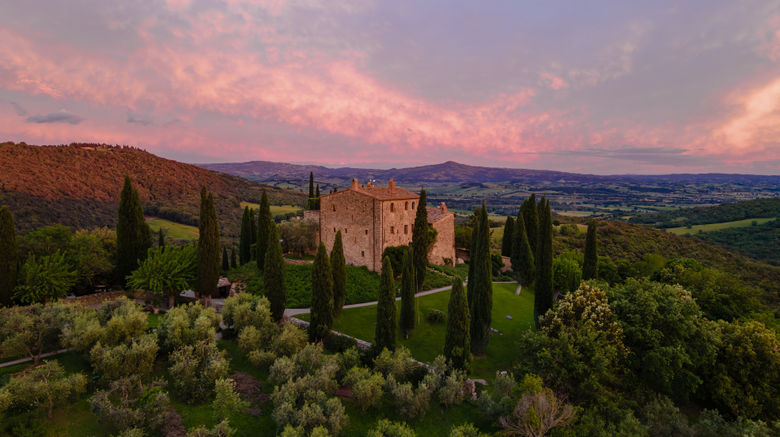 <b>Castello di Vicarello Exterior</b>. Images powered by <a href="https://www.leonardoworldwide.com/" title="Leonardo Worldwide" target="_blank">Leonardo</a>.