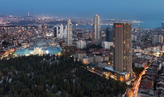 Istanbul Marriott Hotel Sisli Exterior