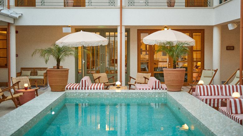 The Agora Hotel Exterior. Images powered by <a href="https://www.leonardoworldwide.com" target="_blank" rel="noopener">Leonardo</a>.