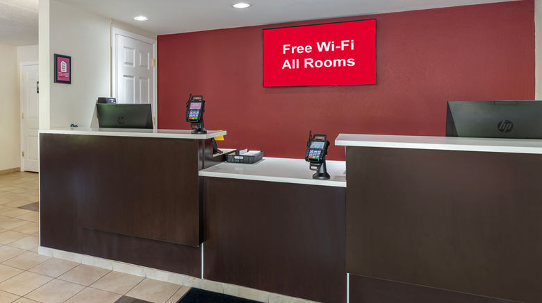 <b>Red Roof Inn Doswell - Kings Dominion Lobby</b>. Images powered by <a href="https://www.leonardoworldwide.com/" title="Leonardo Worldwide" target="_blank">Leonardo</a>.