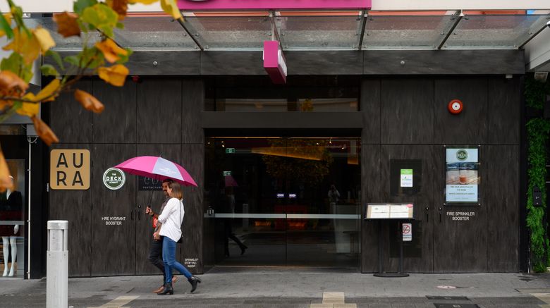 <b>Crowne Plaza Hobart Exterior</b>. Images powered by <a href="https://www.leonardoworldwide.com/" title="Leonardo Worldwide" target="_blank">Leonardo</a>.