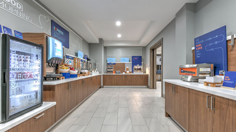 <b>Holiday Inn Express Hotel & Suites Restaurant</b>. Images powered by <a href="https://www.leonardoworldwide.com/" title="Leonardo Worldwide" target="_blank">Leonardo</a>.